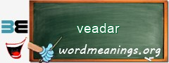 WordMeaning blackboard for veadar